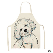 Load image into Gallery viewer, Cute Waterproof Kitchen Apron Dog Animal Series Household Oil-Proof Coffee Chef Apron Women Baking BBQ Accessories