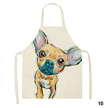 Load image into Gallery viewer, Cute Waterproof Kitchen Apron Dog Animal Series Household Oil-Proof Coffee Chef Apron Women Baking BBQ Accessories
