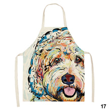 Load image into Gallery viewer, Cute Waterproof Kitchen Apron Dog Animal Series Household Oil-Proof Coffee Chef Apron Women Baking BBQ Accessories