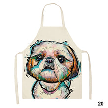 Load image into Gallery viewer, Cute Waterproof Kitchen Apron Dog Animal Series Household Oil-Proof Coffee Chef Apron Women Baking BBQ Accessories