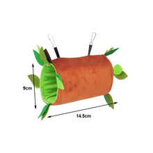 Load image into Gallery viewer, Cute Plush Cotton Hamster Hammock Leaf Tunnel Toy Keep Net Hammock Hanging Toy Rats Rodent Small Animal Guinea Pig Ferret Double-layer Pets Supplies