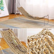 Load image into Gallery viewer, Reptile Lizard Hammock Hamster Reptile Grass Mat Pet Bed Seaweed Hammock Swing Pet Reptile Toy Hanging Bed Mat Hanging Sofas