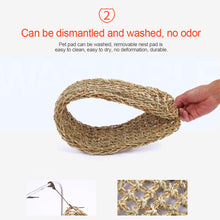 Load image into Gallery viewer, Reptile Lizard Hammock Hamster Reptile Grass Mat Pet Bed Seaweed Hammock Swing Pet Reptile Toy Hanging Bed Mat Hanging Sofas