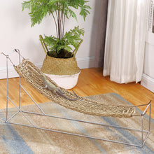 Load image into Gallery viewer, Reptile Lizard Hammock Hamster Reptile Grass Mat Pet Bed Seaweed Hammock Swing Pet Reptile Toy Hanging Bed Mat Hanging Sofas