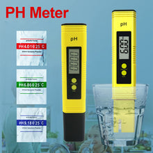 Load image into Gallery viewer, PH Meter 0.01 PH +Battery/Powder High Precision Water Quality TDS EC Tester 0-14 PH Measurement Range For Aquarium Swimming Pool