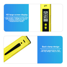 Load image into Gallery viewer, PH Meter 0.01 PH +Battery/Powder High Precision Water Quality TDS EC Tester 0-14 PH Measurement Range For Aquarium Swimming Pool