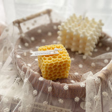 Load image into Gallery viewer, 3D Cube Honeycomb Scented Candle Plaster Silicone Mold Food Grade Chocolate Mousse Baking Molds Aromatherapy Home Decoration