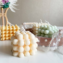 Load image into Gallery viewer, 3D Cube Honeycomb Scented Candle Plaster Silicone Mold Food Grade Chocolate Mousse Baking Molds Aromatherapy Home Decoration