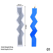Load image into Gallery viewer, Diy Geometric Shape Candles Mold Silicone Resin/Soap Mould Aromatic Candle Making Wedding Gifts Craft Supplies Home Decor