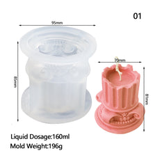 Load image into Gallery viewer, European Style Retro Roman Column Venus Candle Silicone Mold Handmade DIY Baking Molds Plaster Soap Mould Christmas Gifts Decoration