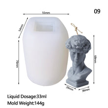 Load image into Gallery viewer, European Style Retro Roman Column Venus Candle Silicone Mold Handmade DIY Baking Molds Plaster Soap Mould Christmas Gifts Decoration
