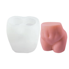 Load image into Gallery viewer, Big Butt Silicone Candle Mold Artistic Human Body Resin Epoxy Molds Candle Mould For Aromatherapy Candle Making Home Decoration