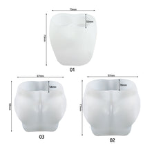 Load image into Gallery viewer, Big Butt Silicone Candle Mold Artistic Human Body Resin Epoxy Molds Candle Mould For Aromatherapy Candle Making Home Decoration