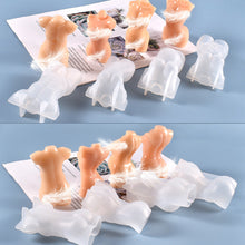 Load image into Gallery viewer, Plump Woman Muscular Man Candle Mold For Diy Handmade Mold Male Body Pregnant Woman Soap Plaster Resin Silicone Mould Home Decor
