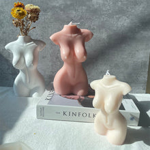 Load image into Gallery viewer, Plump Woman Muscular Man Candle Mold For Diy Handmade Mold Male Body Pregnant Woman Soap Plaster Resin Silicone Mould Home Decor