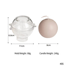 Load image into Gallery viewer, DIY Universe Sphere Ball Silicone Mold for 3D Resin Craft Making Aroma Candle Soap Mould Aromatherapy Home Decor