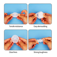 Load image into Gallery viewer, DIY Keychain Pendant Casting Silicone Mould Jewelry Earring Art Crafts Making Tools Crystal Resin Mold