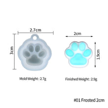 Load image into Gallery viewer, DIY Keychain Pendant Casting Silicone Mould Jewelry Earring Art Crafts Making Tools Crystal Resin Mold