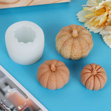 Load image into Gallery viewer, 3D Pumpkin Silicone Mold DIY Halloween Candle Wax Mould Handmade Resin Soap Mousse Chocolate Cake Molds Home Decoration