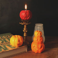 Load image into Gallery viewer, Halloween Pumpkin Candle Silicone Mold DIY Candle Making Soap Resin Chocolate Beeswax Mold Christmas Gifts Craft Home Decor