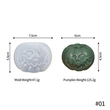 Load image into Gallery viewer, Halloween Pumpkin Candle Silicone Mold DIY Candle Making Soap Resin Chocolate Beeswax Mold Christmas Gifts Craft Home Decor