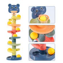 Load image into Gallery viewer, Baby Kids Fun Track Turn For Babies 0-3 Years Old Track Rolling Ball Mental Sliding Ball Tower Early Education Assembling Toys Montessori Games Toys