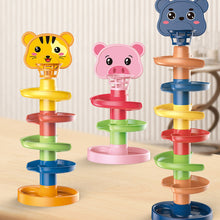 Load image into Gallery viewer, Baby Kids Fun Track Turn For Babies 0-3 Years Old Track Rolling Ball Mental Sliding Ball Tower Early Education Assembling Toys Montessori Games Toys