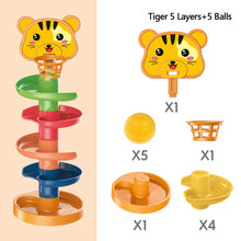 Load image into Gallery viewer, Baby Kids Fun Track Turn For Babies 0-3 Years Old Track Rolling Ball Mental Sliding Ball Tower Early Education Assembling Toys Montessori Games Toys