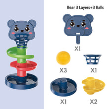 Load image into Gallery viewer, Baby Kids Fun Track Turn For Babies 0-3 Years Old Track Rolling Ball Mental Sliding Ball Tower Early Education Assembling Toys Montessori Games Toys