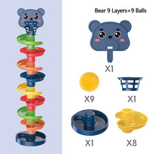 Load image into Gallery viewer, Baby Kids Fun Track Turn For Babies 0-3 Years Old Track Rolling Ball Mental Sliding Ball Tower Early Education Assembling Toys Montessori Games Toys