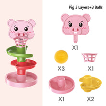 Load image into Gallery viewer, Baby Kids Fun Track Turn For Babies 0-3 Years Old Track Rolling Ball Mental Sliding Ball Tower Early Education Assembling Toys Montessori Games Toys
