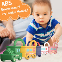 Load image into Gallery viewer, Kids Learning Lock with Key Educational Preschool Numbers Matching Counting Montessori Car Games Toys Teaching Aids Toys