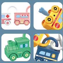 Load image into Gallery viewer, Kids Learning Lock with Key Educational Preschool Numbers Matching Counting Montessori Car Games Toys Teaching Aids Toys