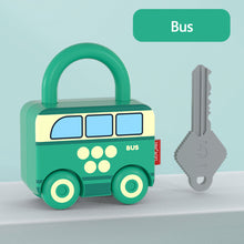 Load image into Gallery viewer, Kids Learning Lock with Key Educational Preschool Numbers Matching Counting Montessori Car Games Toys Teaching Aids Toys