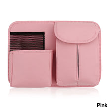 Load image into Gallery viewer, Car Seat Back Storage Bag Multi Pocket Hanging Interior PU Auto Seat Middle Box Interior Accessories