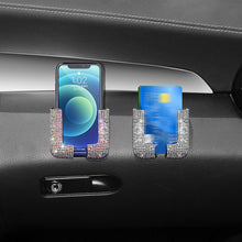 Load image into Gallery viewer, Car Self-adhesive Cell Phone Holder Multifunction GPS Display Bracket Car Luxury Crystal Styling Interior AccessoriesAdjustable Width