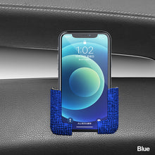 Load image into Gallery viewer, Car Self-adhesive Cell Phone Holder Multifunction GPS Display Bracket Car Luxury Crystal Styling Interior AccessoriesAdjustable Width