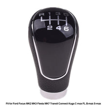 Load image into Gallery viewer, Car Gear Shift Knob Cap Top Cover Emblem 5Speed/6Speed Fit for Ford Focus MK2 MK3 Fiesta MK7 Transit Connect Kuga C-max FL B-max S-max