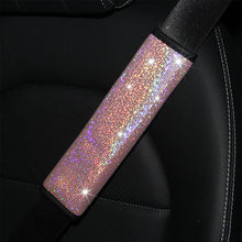 Load image into Gallery viewer, 1Pcs Car Seat Belt Cover Shoulder Protection Cushion Bling Protector Accessories Rhinestone Seat Belt Shoulder Protect Pad