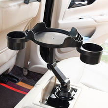 Load image into Gallery viewer, Universal Car Cup Holder Tray with Cup Holders Rotation Function Table Phone Holder Food Table
