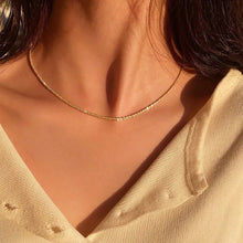 Load image into Gallery viewer, Fashion Popular Silver Colour Sparkling Clavicle Chain Choker Summer Necklace for Women Fine Jewelry Wedding Party