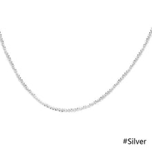 Load image into Gallery viewer, Fashion Popular Silver Colour Sparkling Clavicle Chain Choker Summer Necklace for Women Fine Jewelry Wedding Party