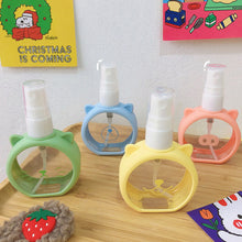 Load image into Gallery viewer, 55ml Portable Cartoon Small Spray Bottle Alcohol Sub-packaging Fine Spray Bottle Silicone Sleeve Perfume Travel Spray Bottle