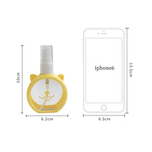 Load image into Gallery viewer, 55ml Portable Cartoon Small Spray Bottle Alcohol Sub-packaging Fine Spray Bottle Silicone Sleeve Perfume Travel Spray Bottle