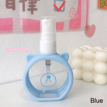 Load image into Gallery viewer, 55ml Portable Cartoon Small Spray Bottle Alcohol Sub-packaging Fine Spray Bottle Silicone Sleeve Perfume Travel Spray Bottle