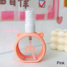 Load image into Gallery viewer, 55ml Portable Cartoon Small Spray Bottle Alcohol Sub-packaging Fine Spray Bottle Silicone Sleeve Perfume Travel Spray Bottle