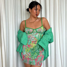 Load image into Gallery viewer, Sexy Babes Artistic Line Print Summer Suspenders Halter Lowcut Short Strapless Back Slim Hip Dress