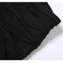 Load image into Gallery viewer, Sexy Mesh Pleated Bodysuit See-through Hip Skirt Set Black Waist Hollow Skirt Suit For Nightclub Party Dating