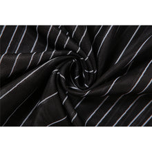 Load image into Gallery viewer, Fashion 3D Line Print Striped Slim Fit Dress Long Sleeve Summer Mesh Perspective Nightclub Sexy Slim Hip Dress