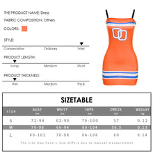 Load image into Gallery viewer, Sexy Tube Top Backless Off Shoulder Striped Print Contrast Color Sling Slim Fit Pack Hip Slip Dress